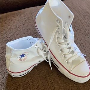 Converse All Star high top shoes - white